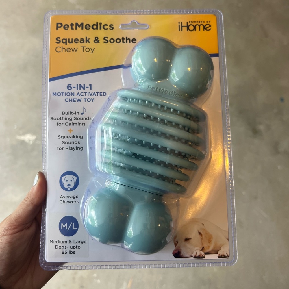 Brand New PetMedics Squeak & Soothe Chew Toy